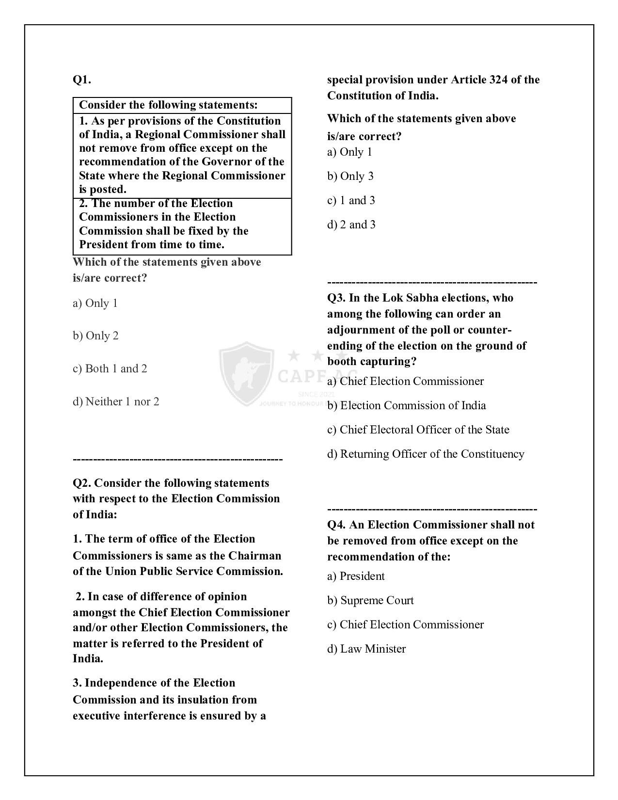 courses